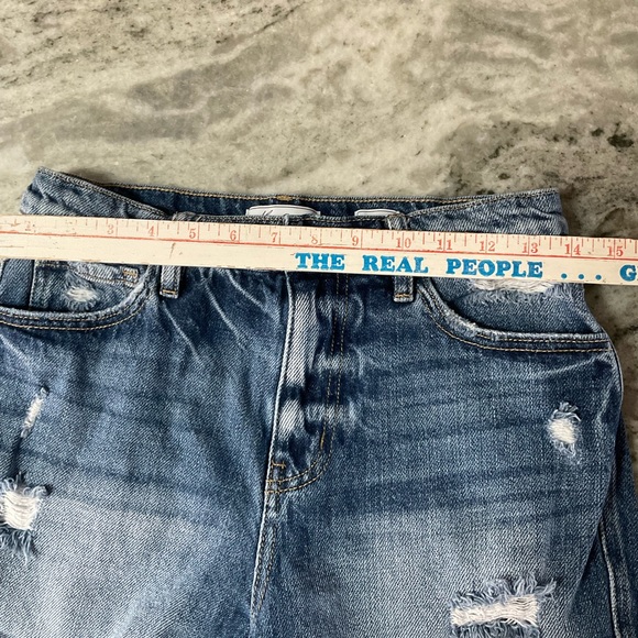 Kancan Estilo Women’s Distressed Ultra High Rise Denim Shorts Sz S (O1) - Picture 5 of 8